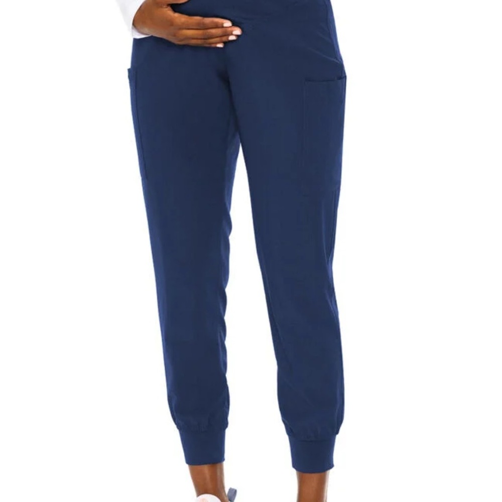 Med Couture Navy Blue Jogger Scrub Pants